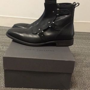 John Varvatos Fleetwood Pin Strap Boot